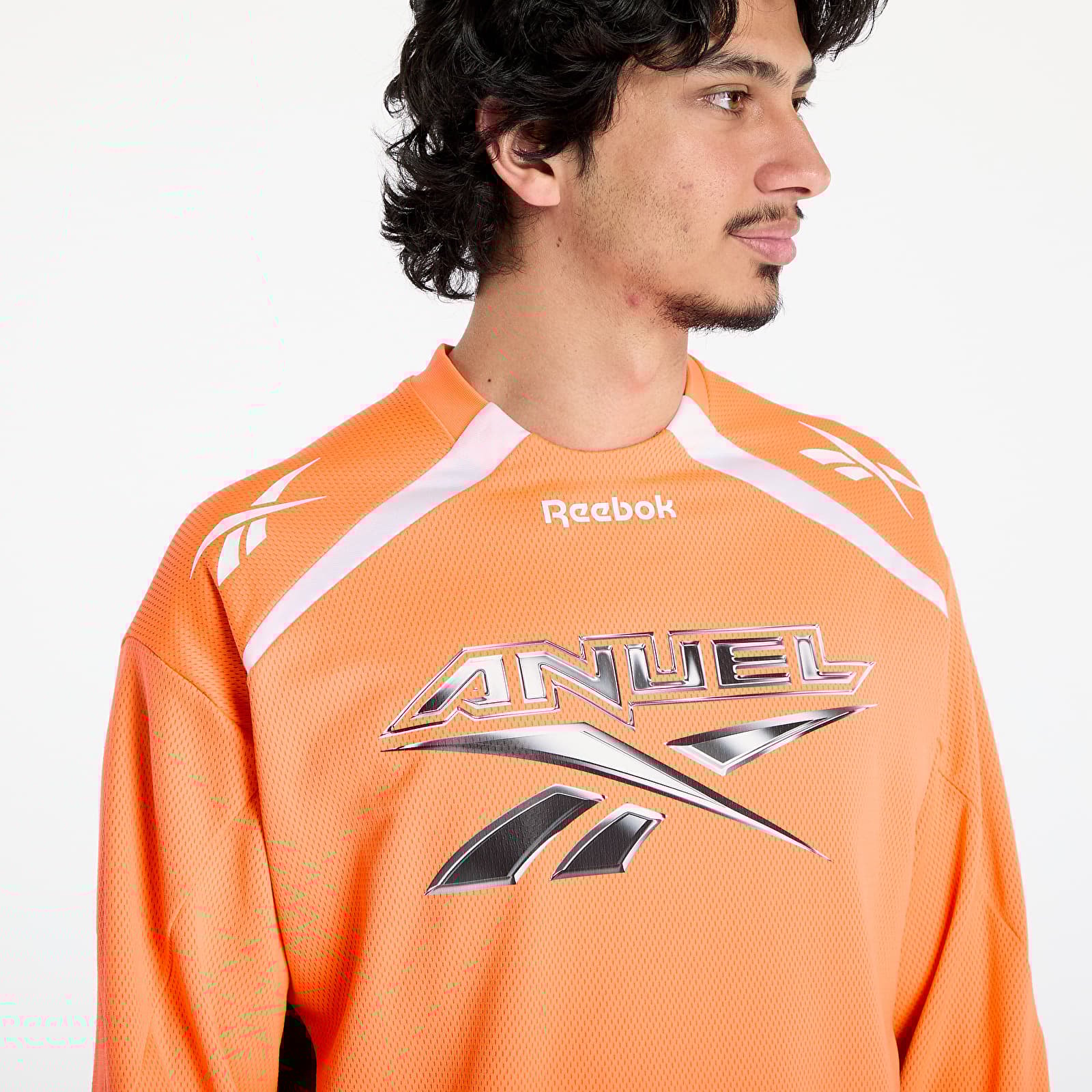 T-shirts Reebok Anuel Motto Long Sleeve Tee Orange