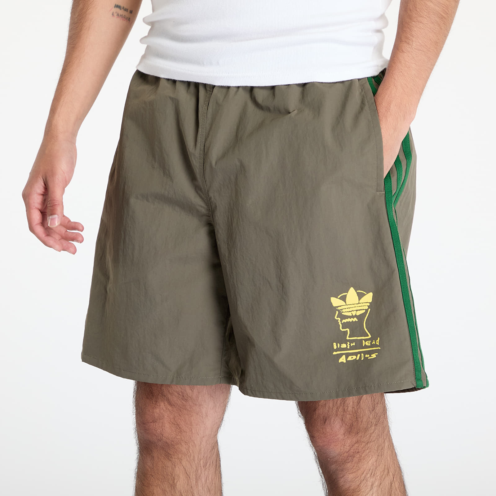 Pantalones cortos adidas x Brain Dead Shorts Brown/ Branch