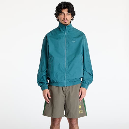 adidas Woven Firebird Tracksuit Jacket Green/ Tech Green