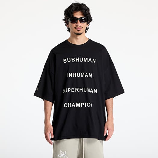 Tričko Rick Owens DRKSHDW x Champion Tommy Tee Black