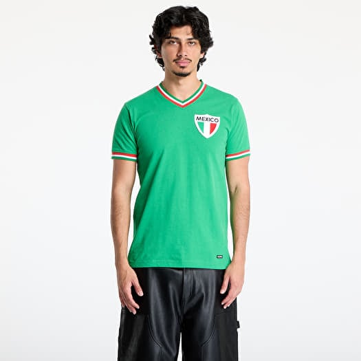 Dres COPA Mexico Pelé 1980's Retro Football Shirt UNISEX Green