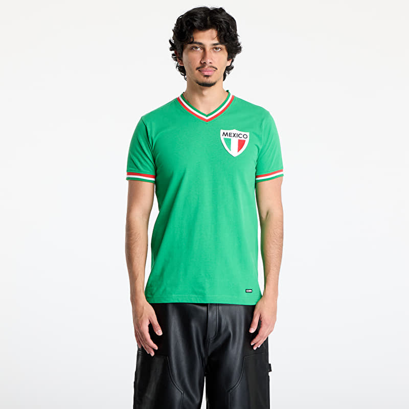 COPA Mexico Pelé 1980's Retro Football Shirt UNISEX Green