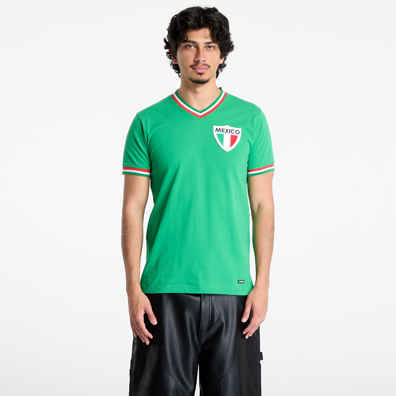 Dresy COPA Mexico Pelé 1980's Retro Football Shirt UNISEX Green