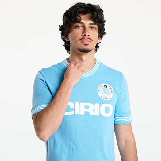 COPA Maradona x COPA Napoli 1984 Retro Football Shirt UNISEX Blue