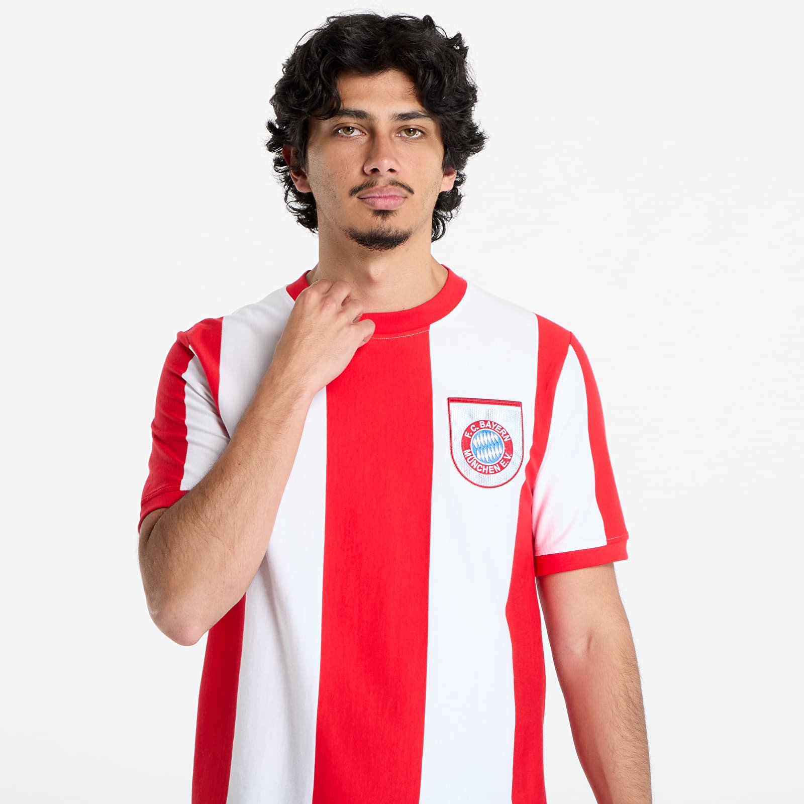 Jerseys COPA FC Bayern München 1971 - 72 Retro Football Shirt UNISEX Red/ White