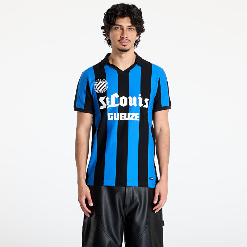 COPA Club Brugge 1981 - 82 Retro Football Shirt UNISEX Black/ Blue