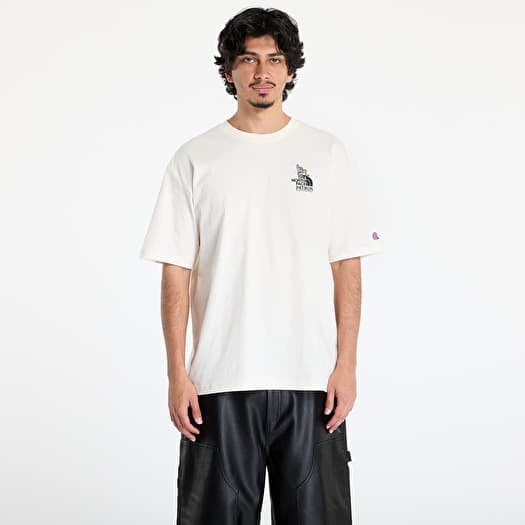 T-paita The North Face UNISEX Ss Clean Trails Oversized Tee White Dune