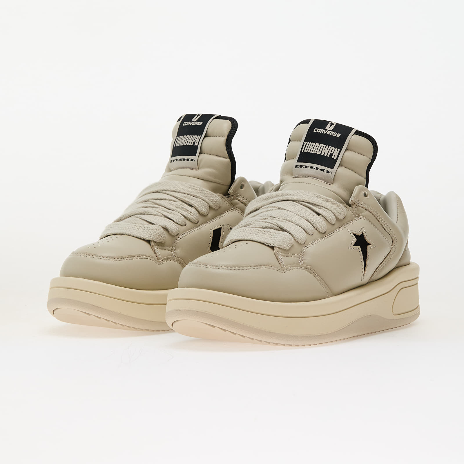 Skor för män Converse x Rick Owens DRKSHDW Turbowpn Ox Oyster/ Black