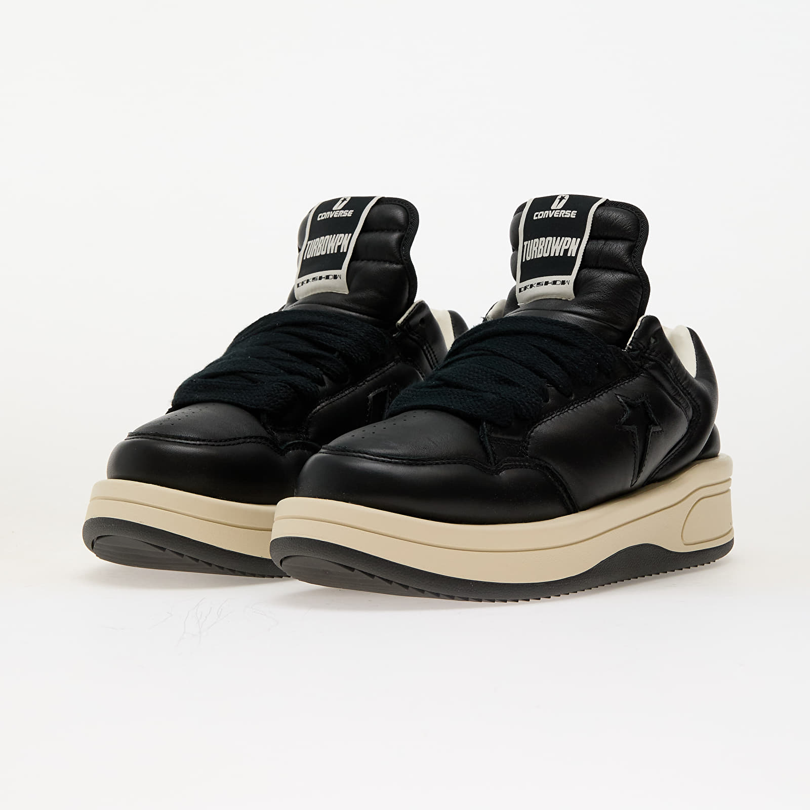 Miesten kengät Converse x Rick Owens DRKSHDW Turbowpn Ox Black