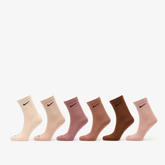 Nike Dri-FIT Everyday Plus Cushioned Training Crew Socks 6-Pack Multi-Color