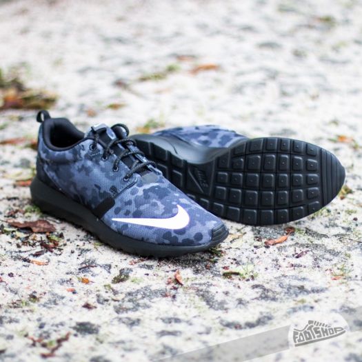 Nike roshe run shop heren zwart grijs