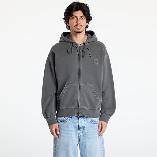 Carhartt WIP Hooded Nelson Jacket UNISEX Graphite Garment Dyed