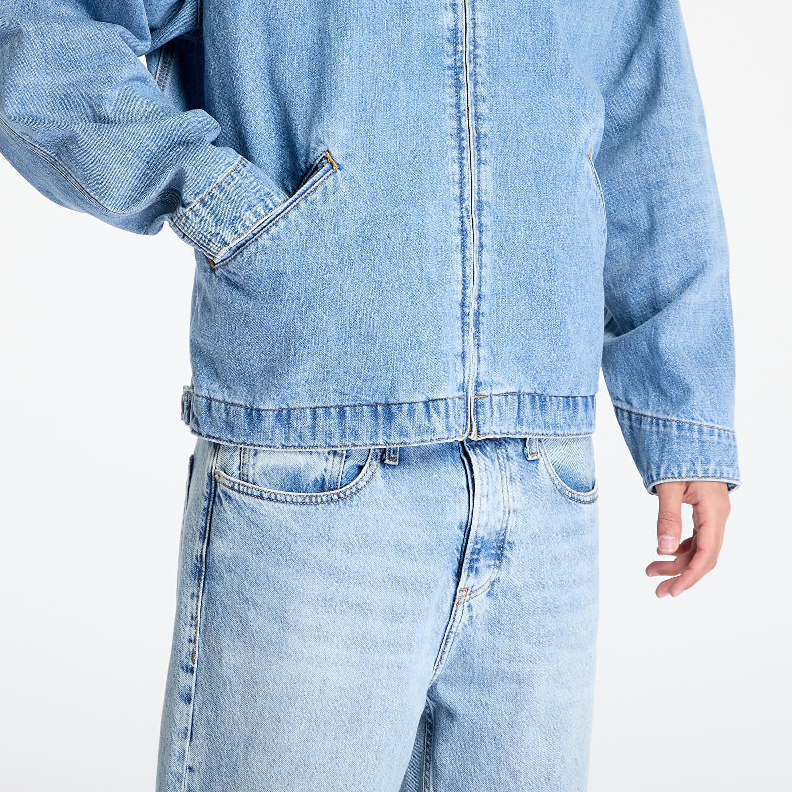 Vestes pour hommes Carhartt WIP OG Detroit Jacket UNISEX Blue Burst Washed