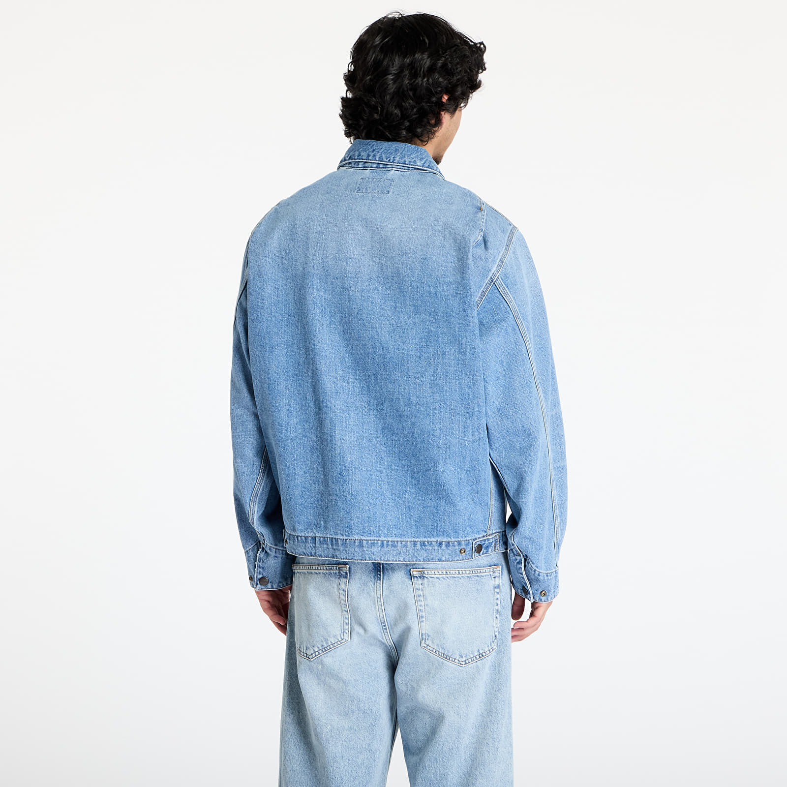 Vestes pour hommes Carhartt WIP OG Detroit Jacket UNISEX Blue Burst Washed