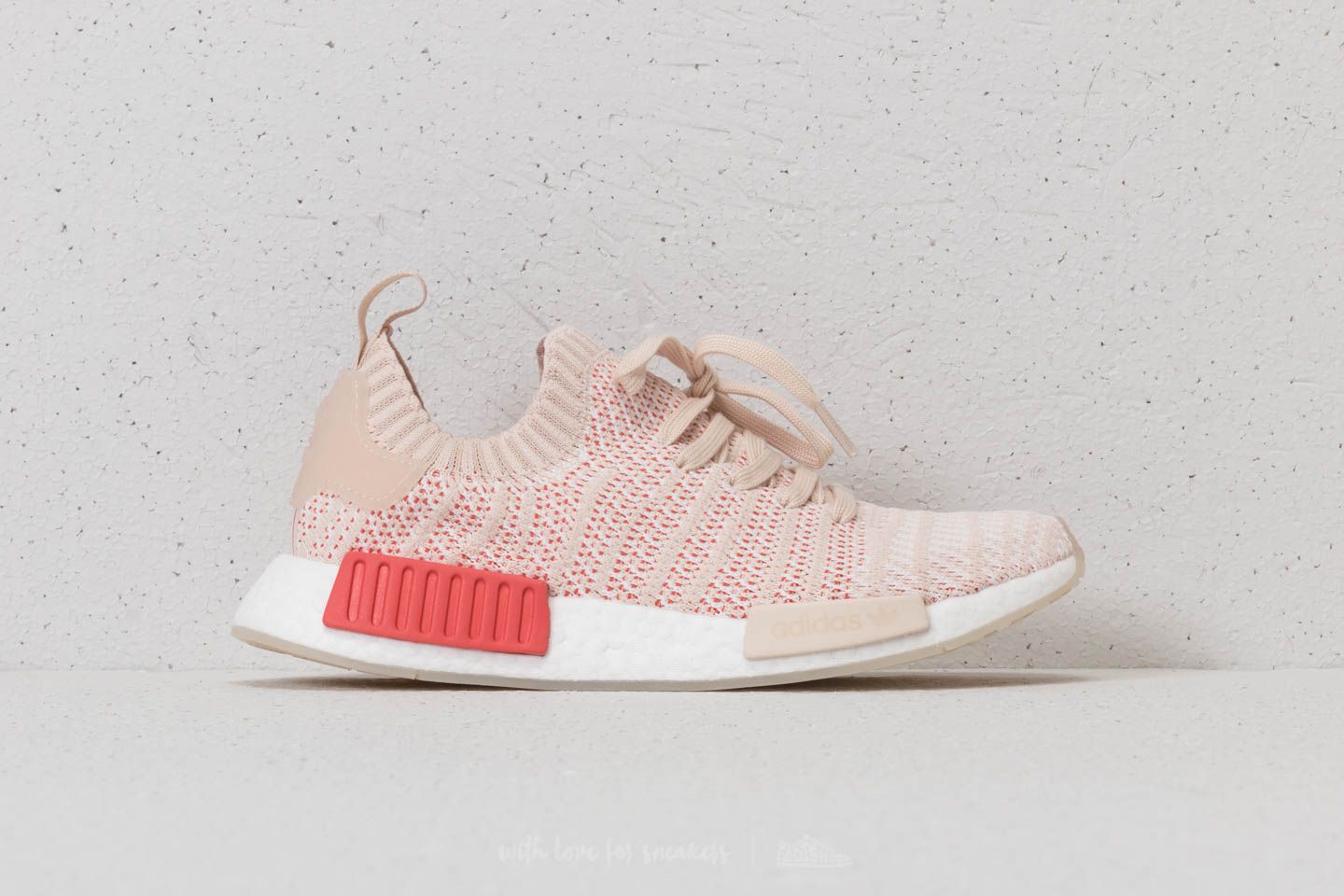 Women s shoes adidas NMD R1 STLT Primeknit W Linen Crystal White Ftw White Footshop