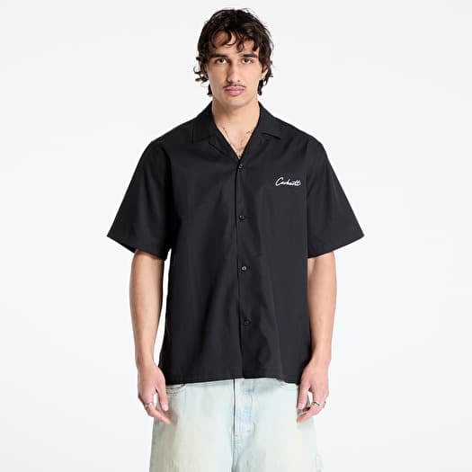 Marškiniai Carhartt WIP S/S Delray Shirt UNISEX Black/ White