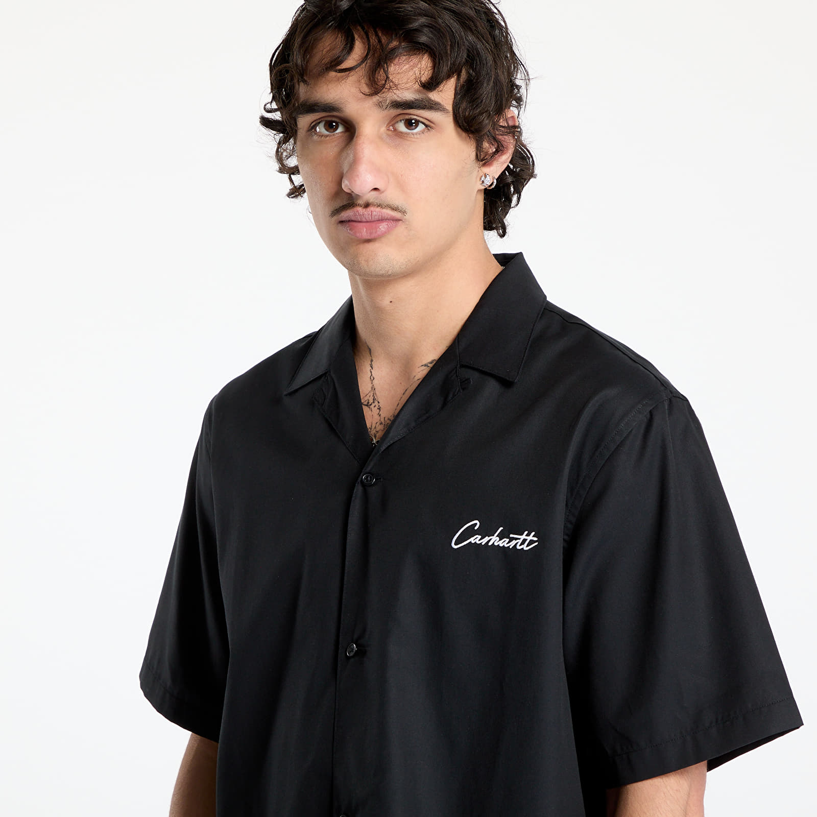 Särgid Carhartt WIP S/S Delray Shirt UNISEX Black/ White