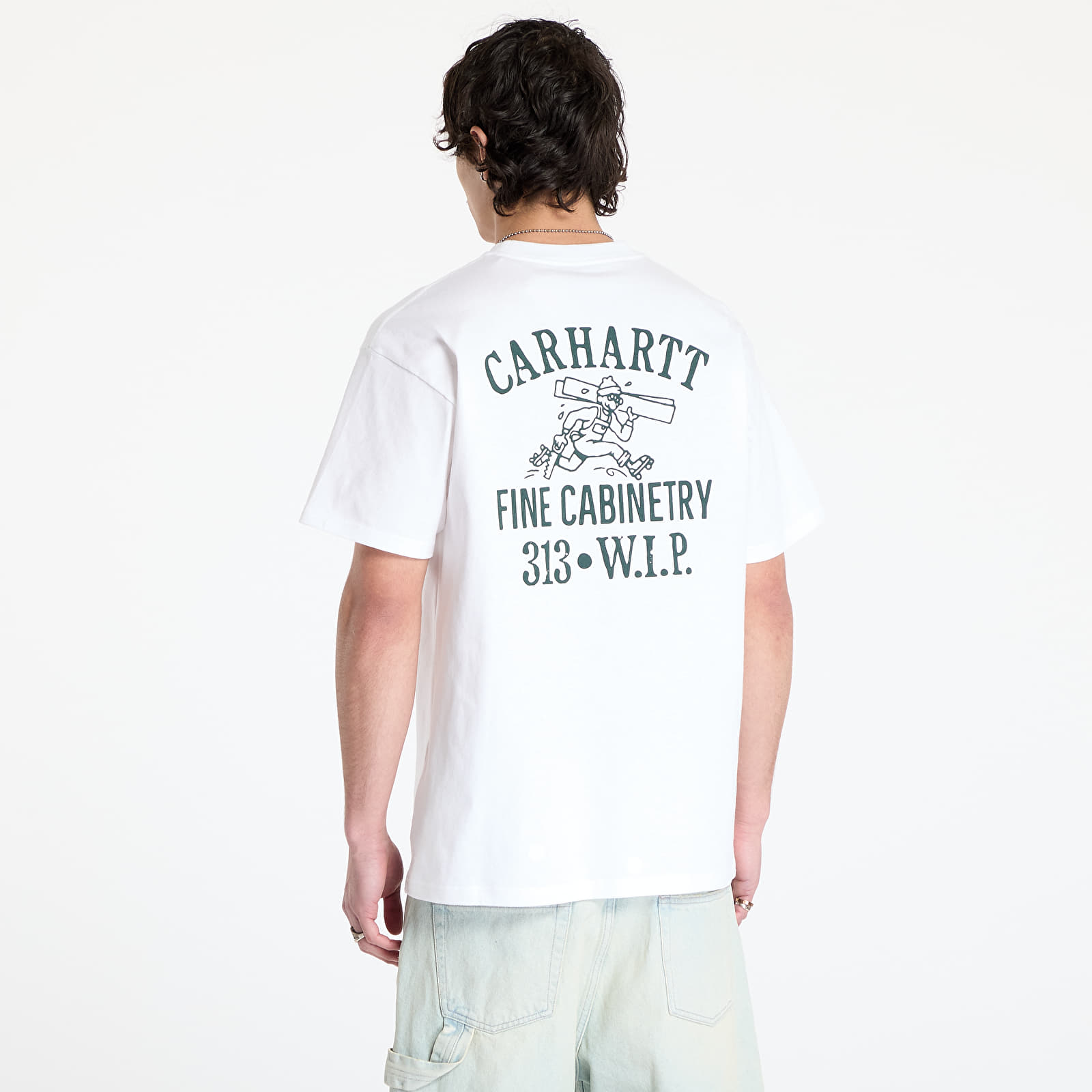 T-shirts Carhartt WIP S/S Cabinetry T-Shirt UNISEX White/ Black