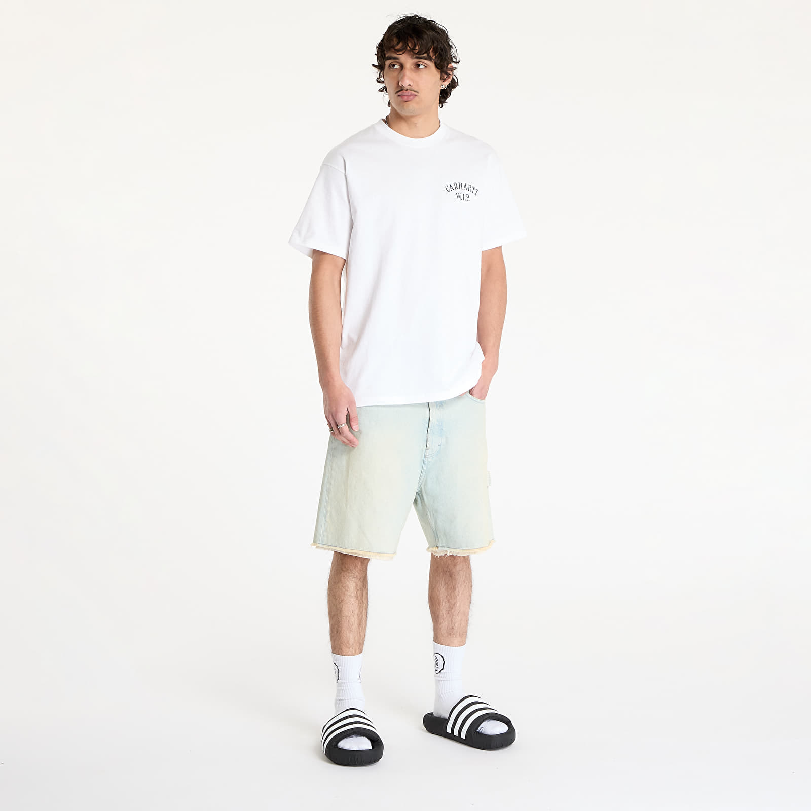 T-shirts Carhartt WIP S/S Cabinetry T-Shirt UNISEX White/ Black