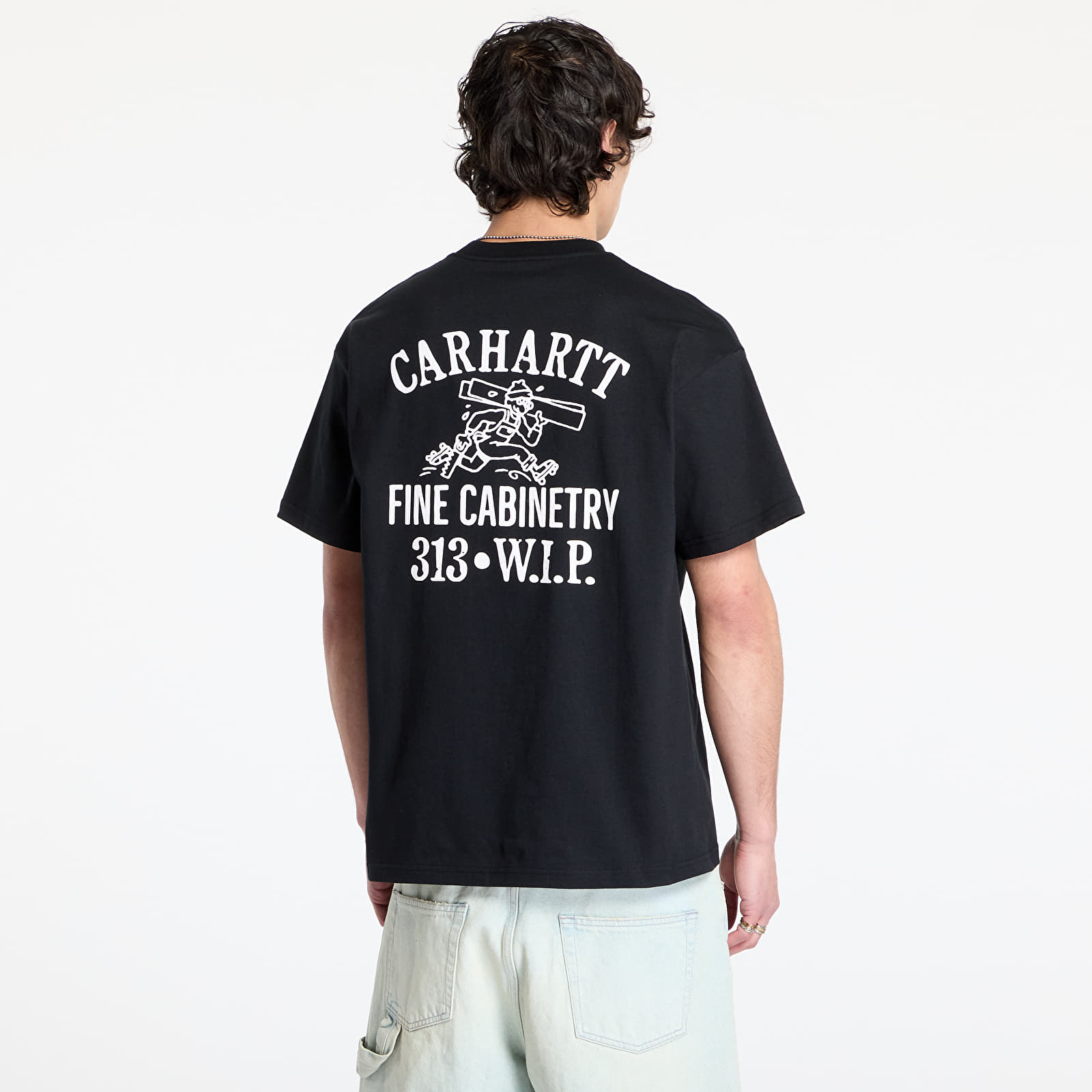 Koszulki Carhartt WIP S/S Cabinetry T-Shirt UNISEX Black/ White