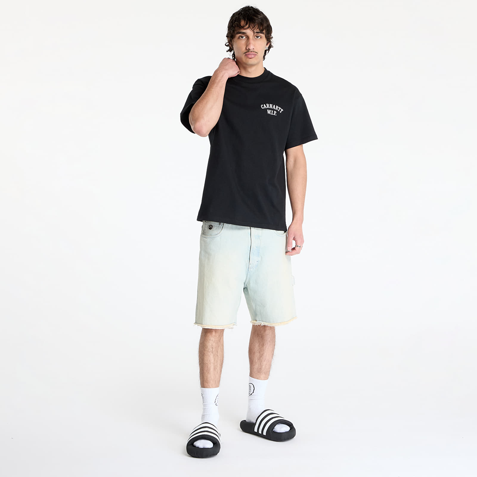 Koszulki Carhartt WIP S/S Cabinetry T-Shirt UNISEX Black/ White