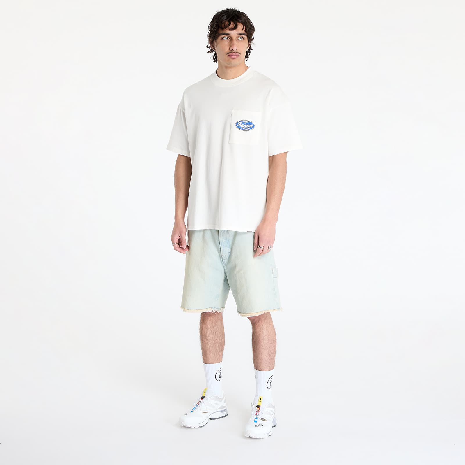 Pólók REPRESENT Classic Parts T-Shirt Flat White