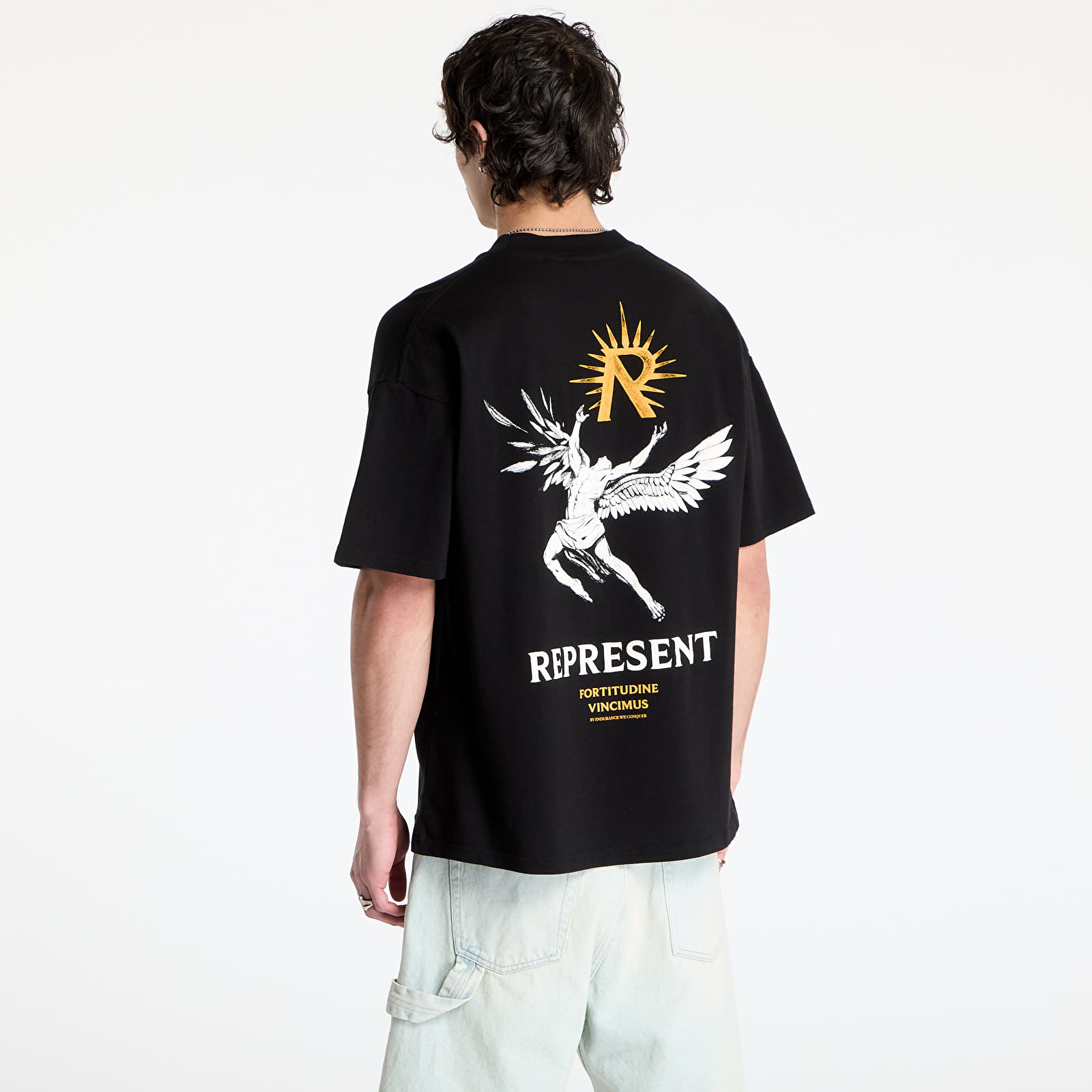 T-shirts REPRESENT Icarus T-Shirt Jet Black