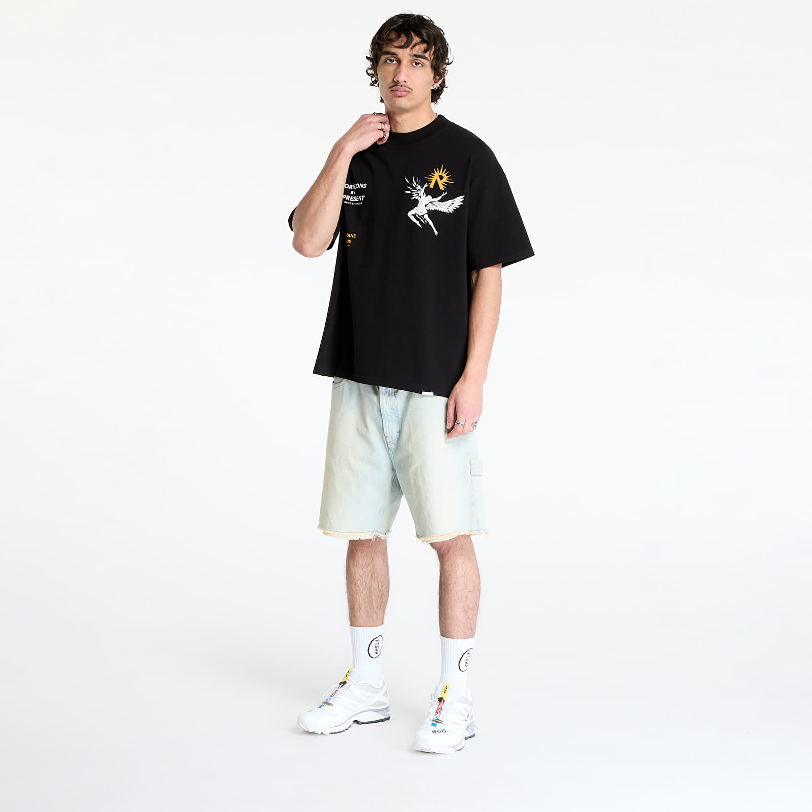 T-shirts REPRESENT Icarus T-Shirt Jet Black