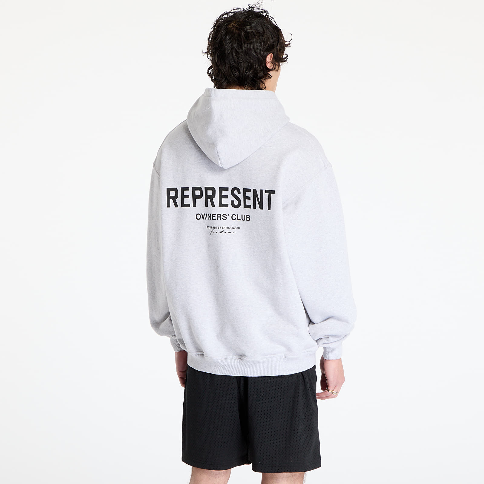 Регланы и толстовки REPRESENT Represent Owners Club Hoodie Ash Grey