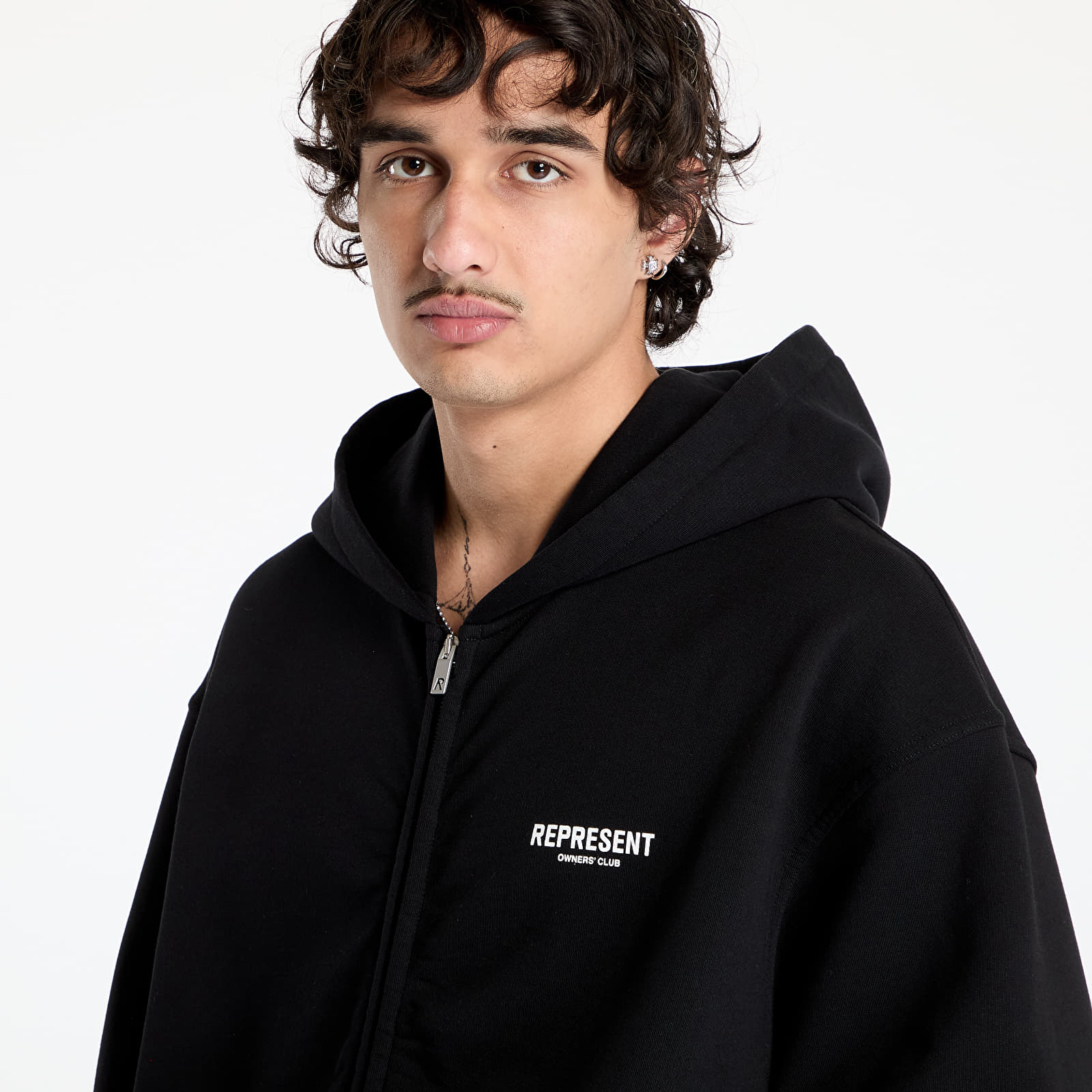 Hoodies and sweatshirts  REPRESENT Represent Owners Club Zip Hoodie Black