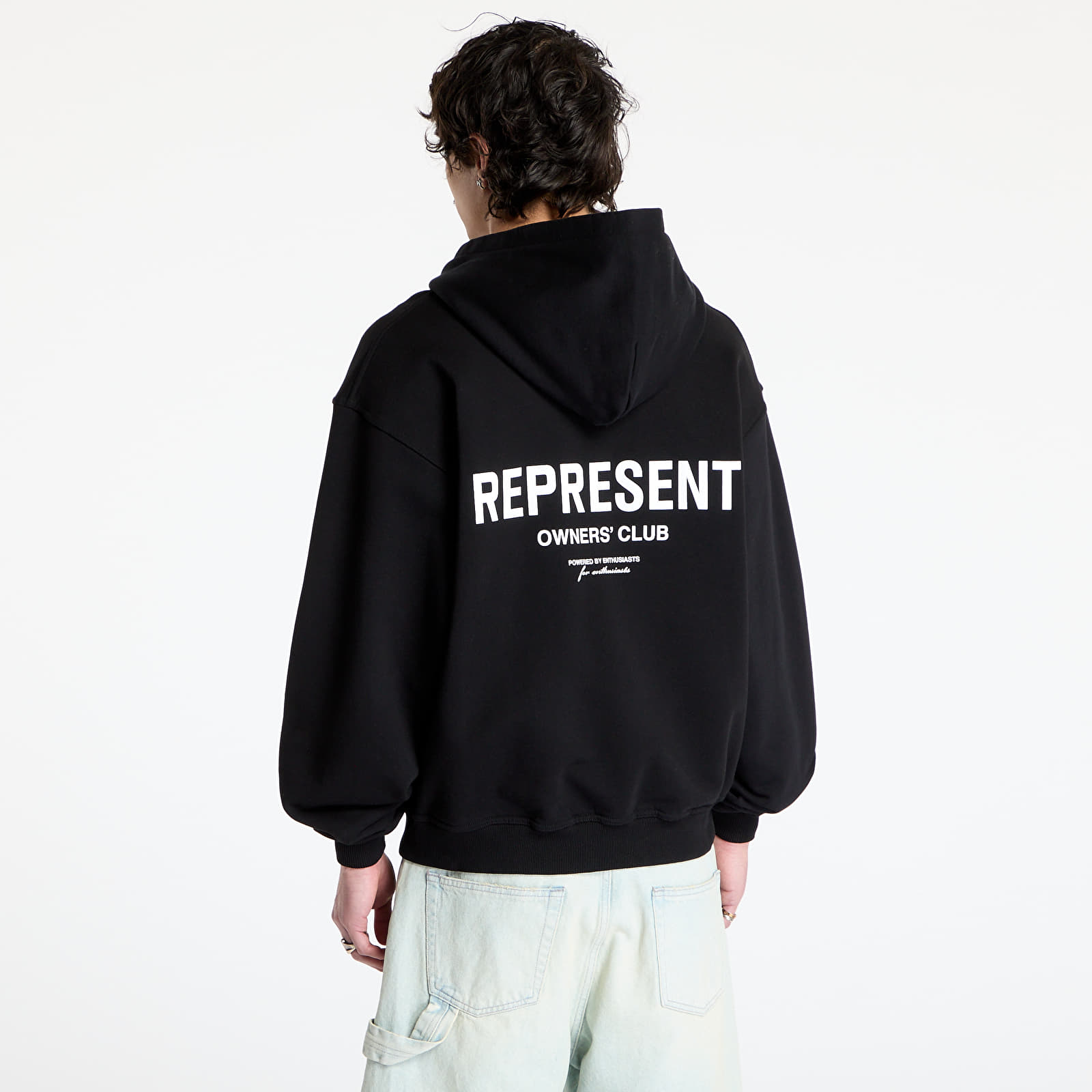 Hoodies and sweatshirts  REPRESENT Represent Owners Club Zip Hoodie Black