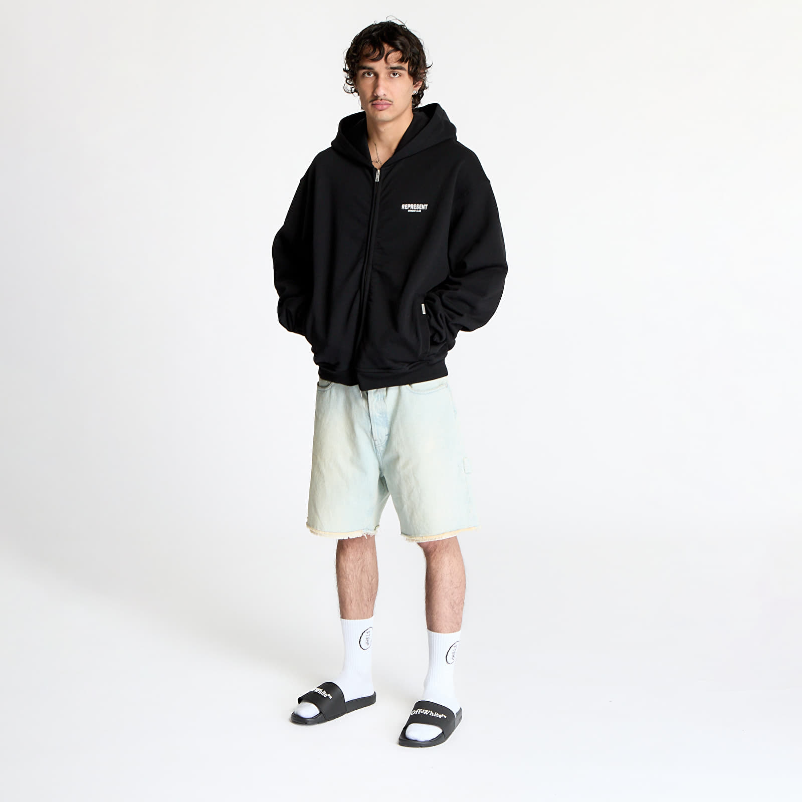 Hoodies and sweatshirts  REPRESENT Represent Owners Club Zip Hoodie Black