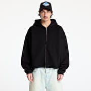 REPRESENT Initial Boxy Zip Hoodie Black
