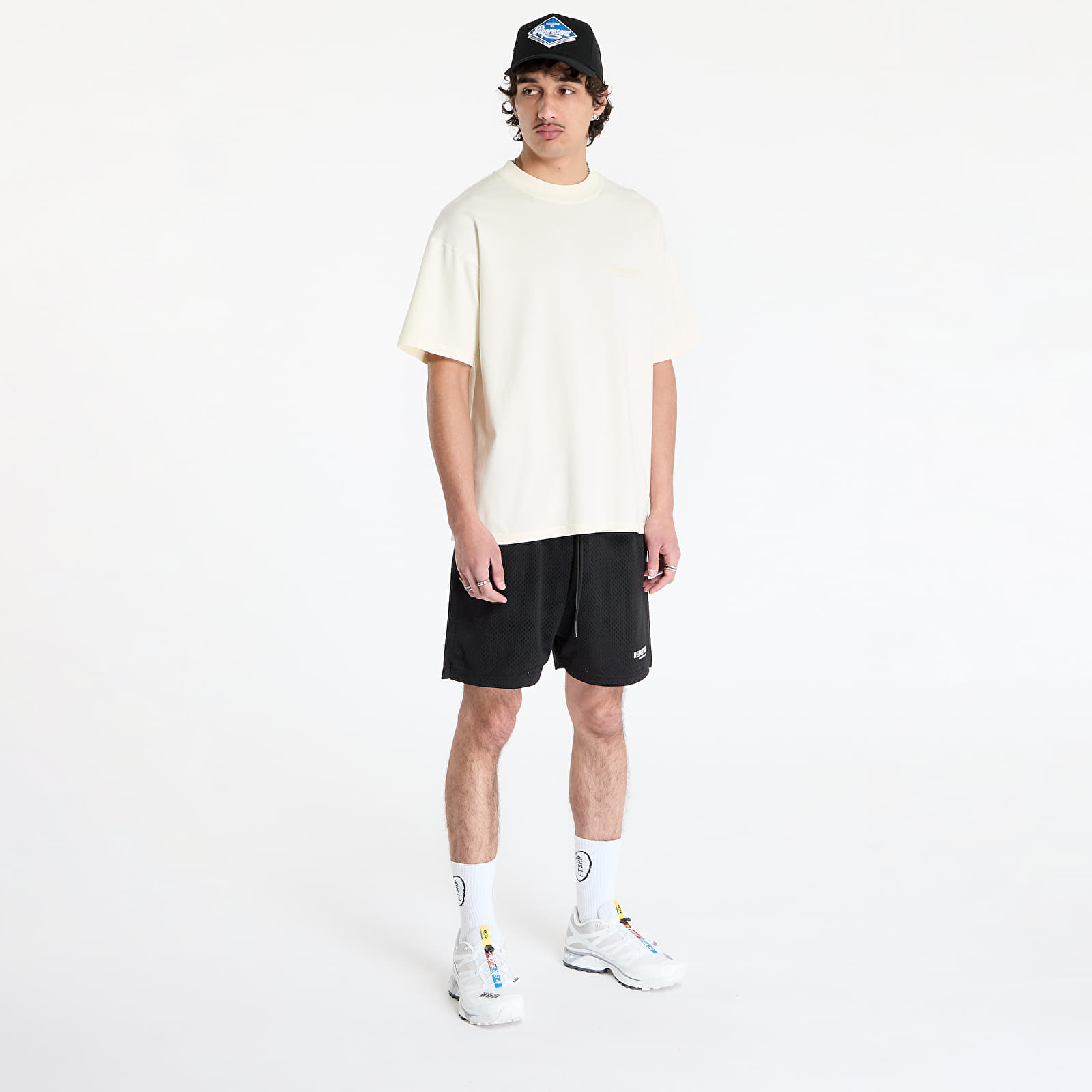 Korte broeken REPRESENT Represent Owners Club Mesh Shorts Black