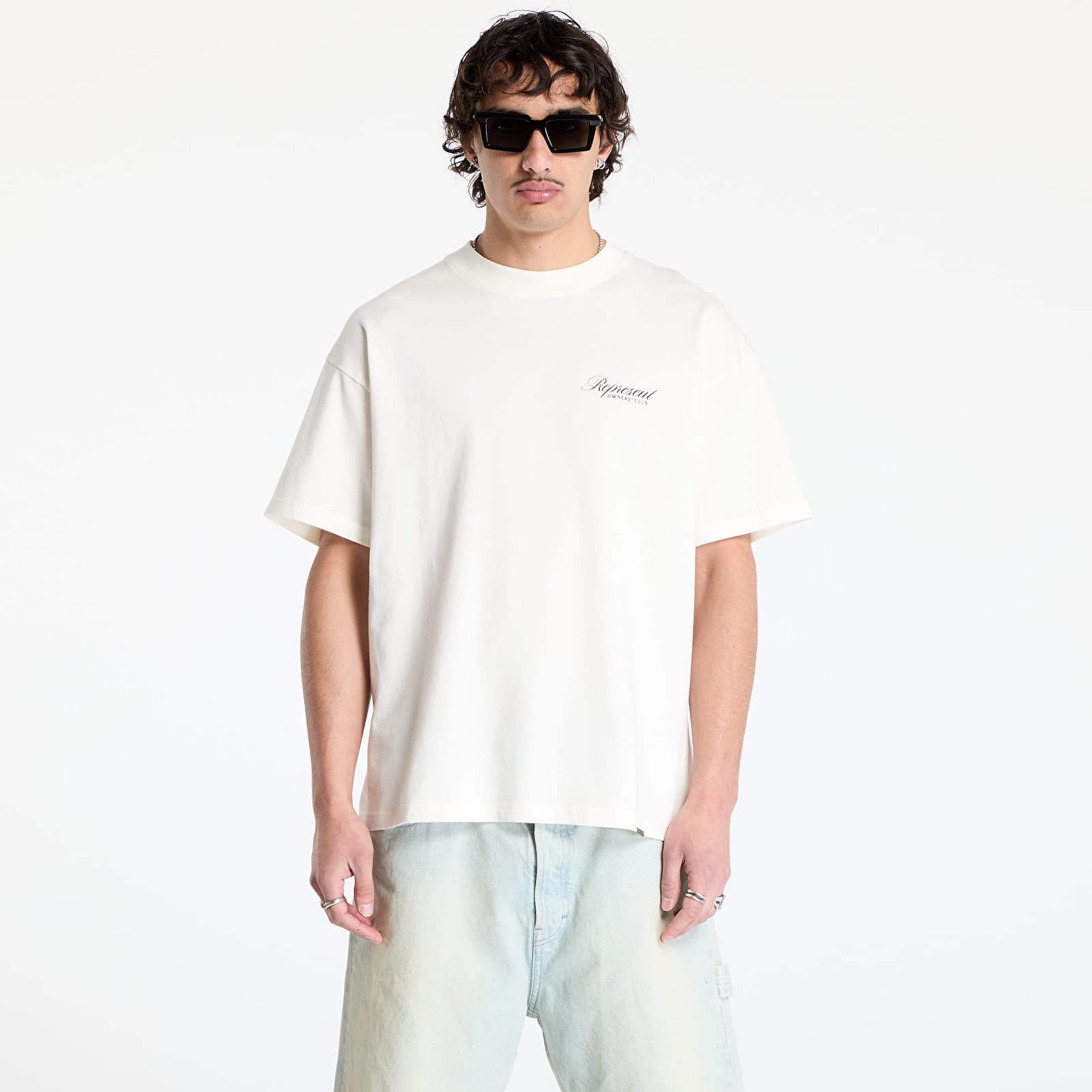Tricou REPRESENT Represent Owners Club Script T-Shirt Flat White M