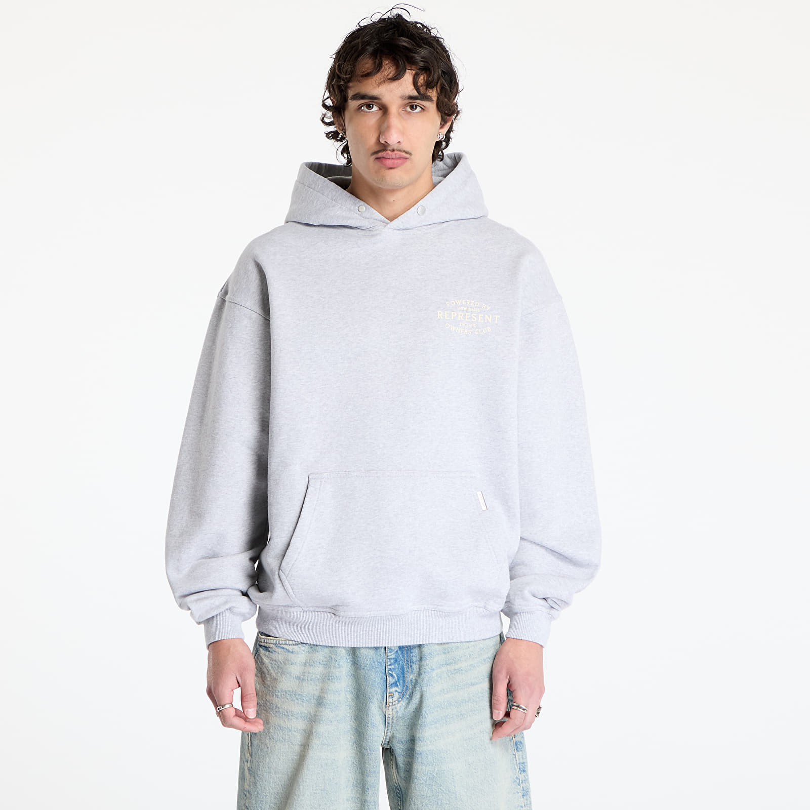 Hoodies and sweatshirts  REPRESENT Represent Owners Club Stamp Hoodie Ash Grey