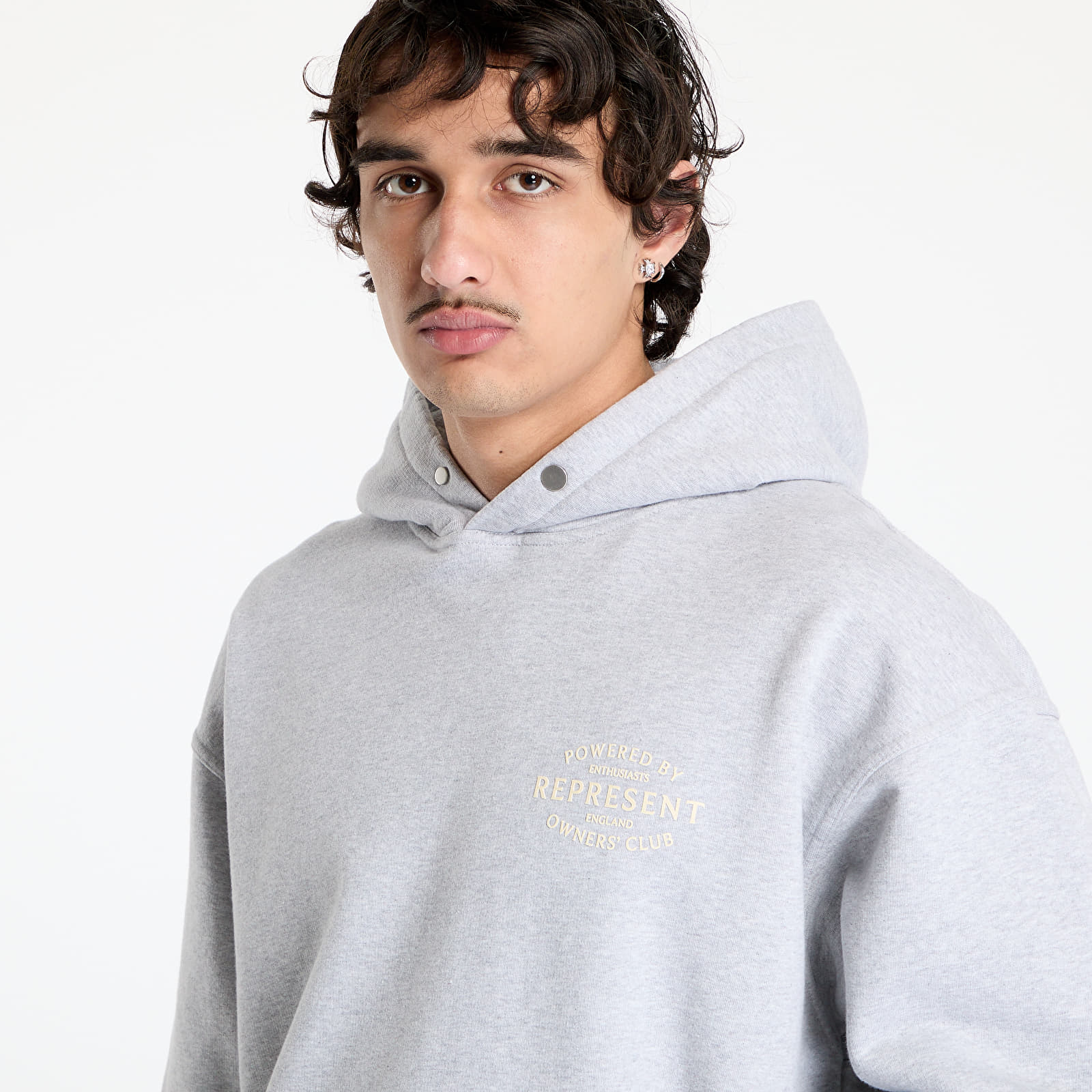 Hoodies and sweatshirts  REPRESENT Represent Owners Club Stamp Hoodie Ash Grey