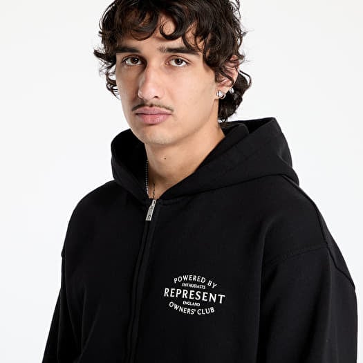 Bluzy REPRESENT Represent Owners Club Stamp Zip Up Hoodie Bluzy REPRESENT Represent Owners Club Stamp Zip Up Hoodie