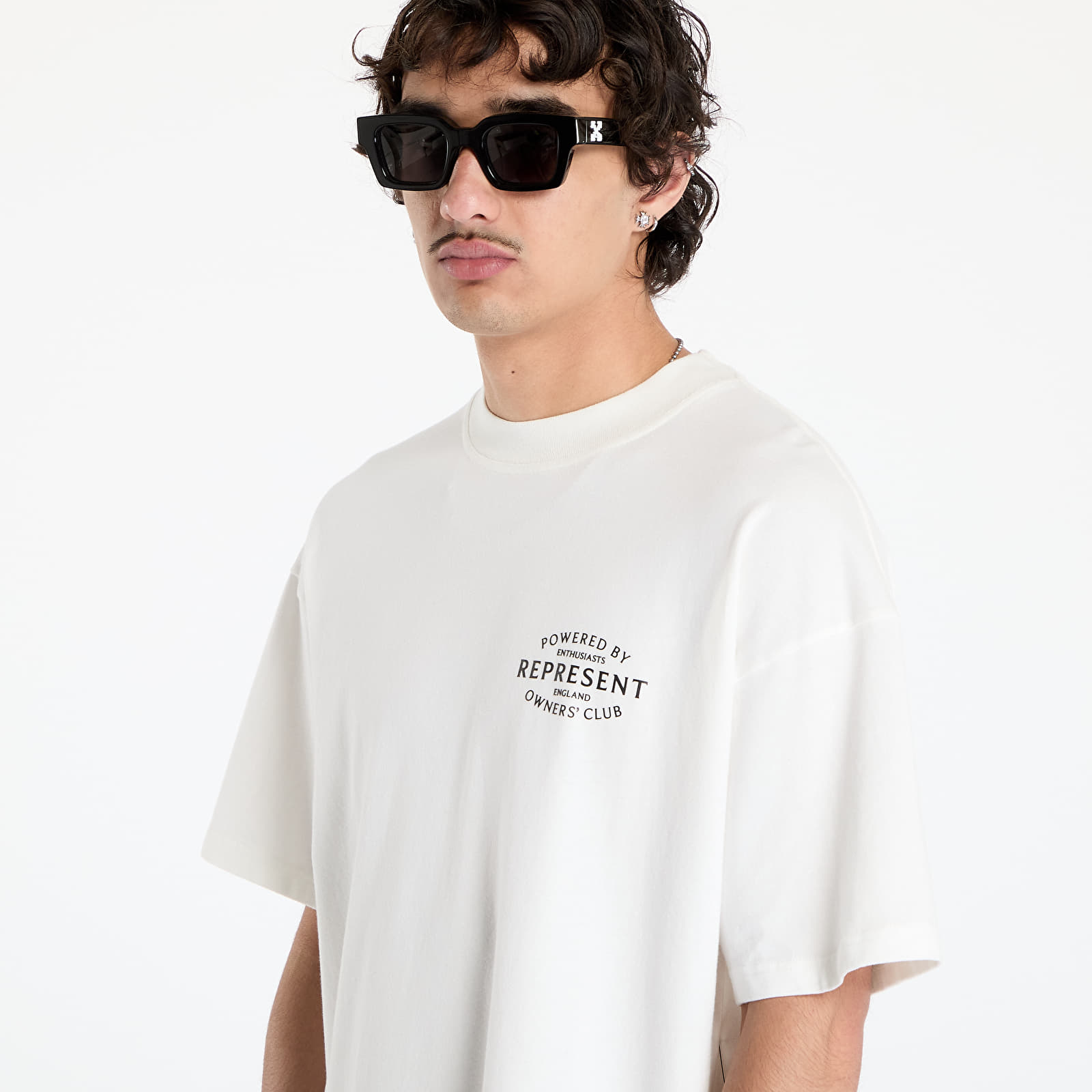 T-shirts REPRESENT Represent Owners Club Stamp T-Shirt Flat White