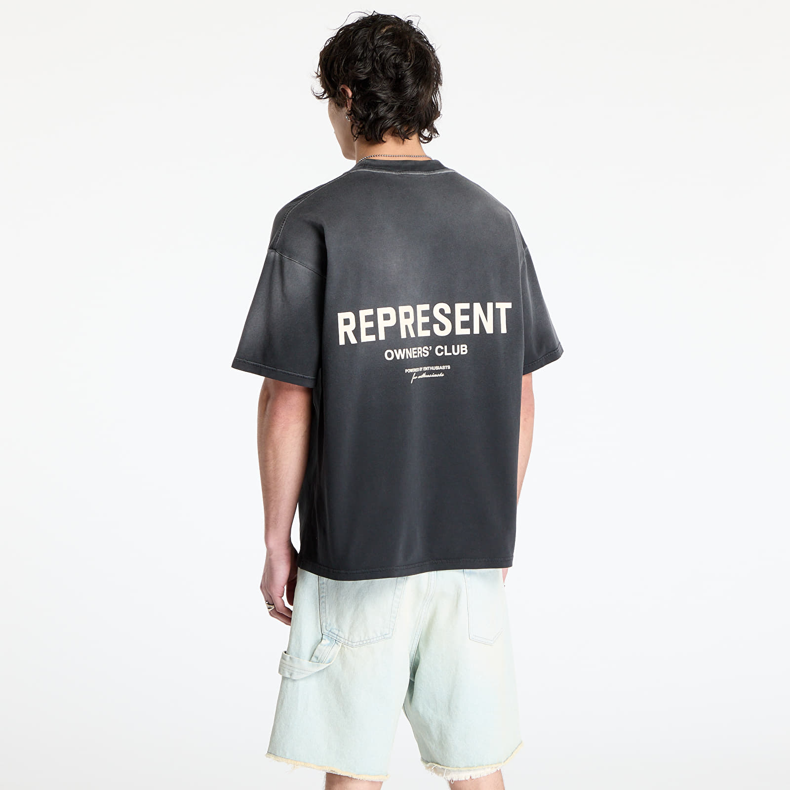 T-Shirts REPRESENT Represent Owners Club T-Shirt Aged Black