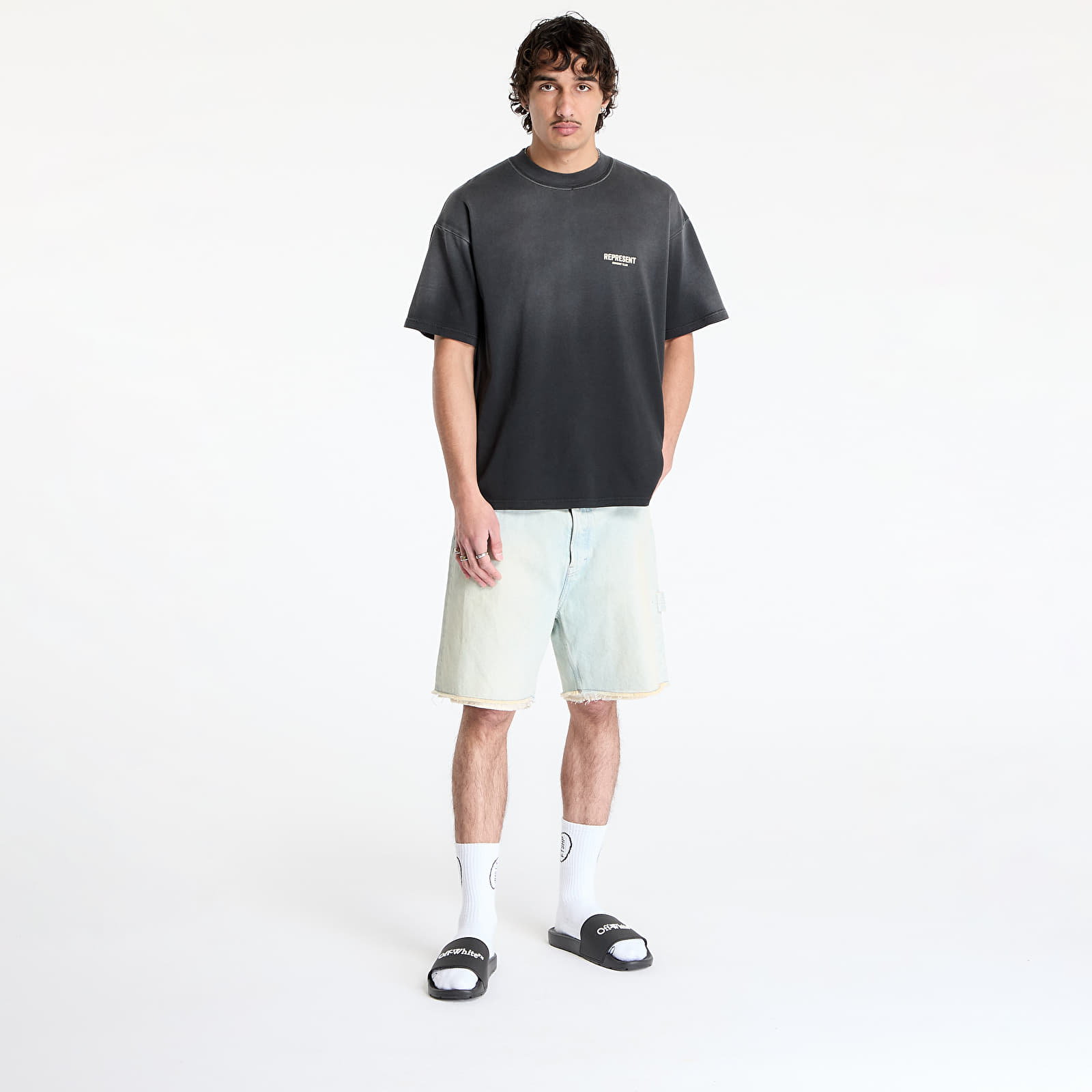 T-Shirts REPRESENT Represent Owners Club T-Shirt Aged Black