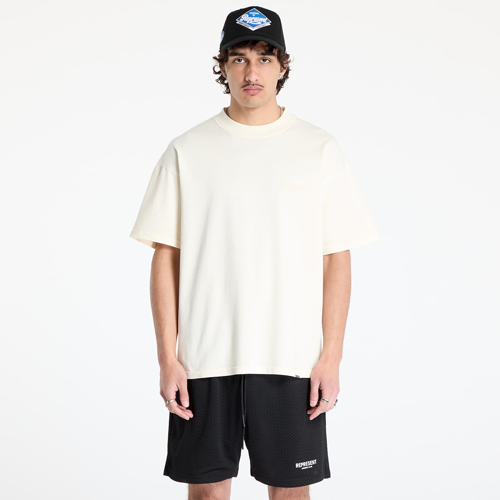 Tricou REPRESENT Represent Owners Club T-Shirt Buttercream L