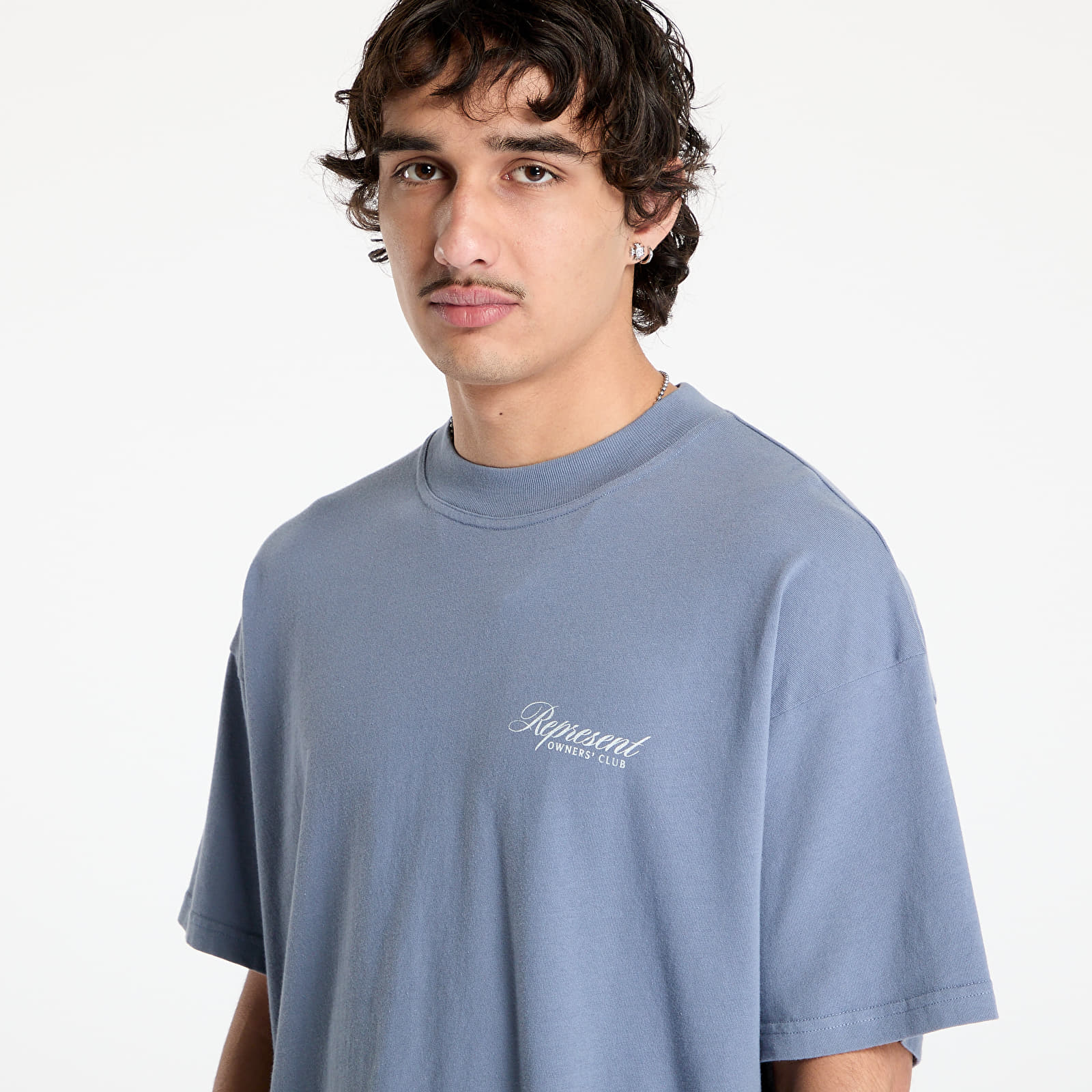T-shirts REPRESENT Represent Owners Club Script T-Shirt Dusty Blue