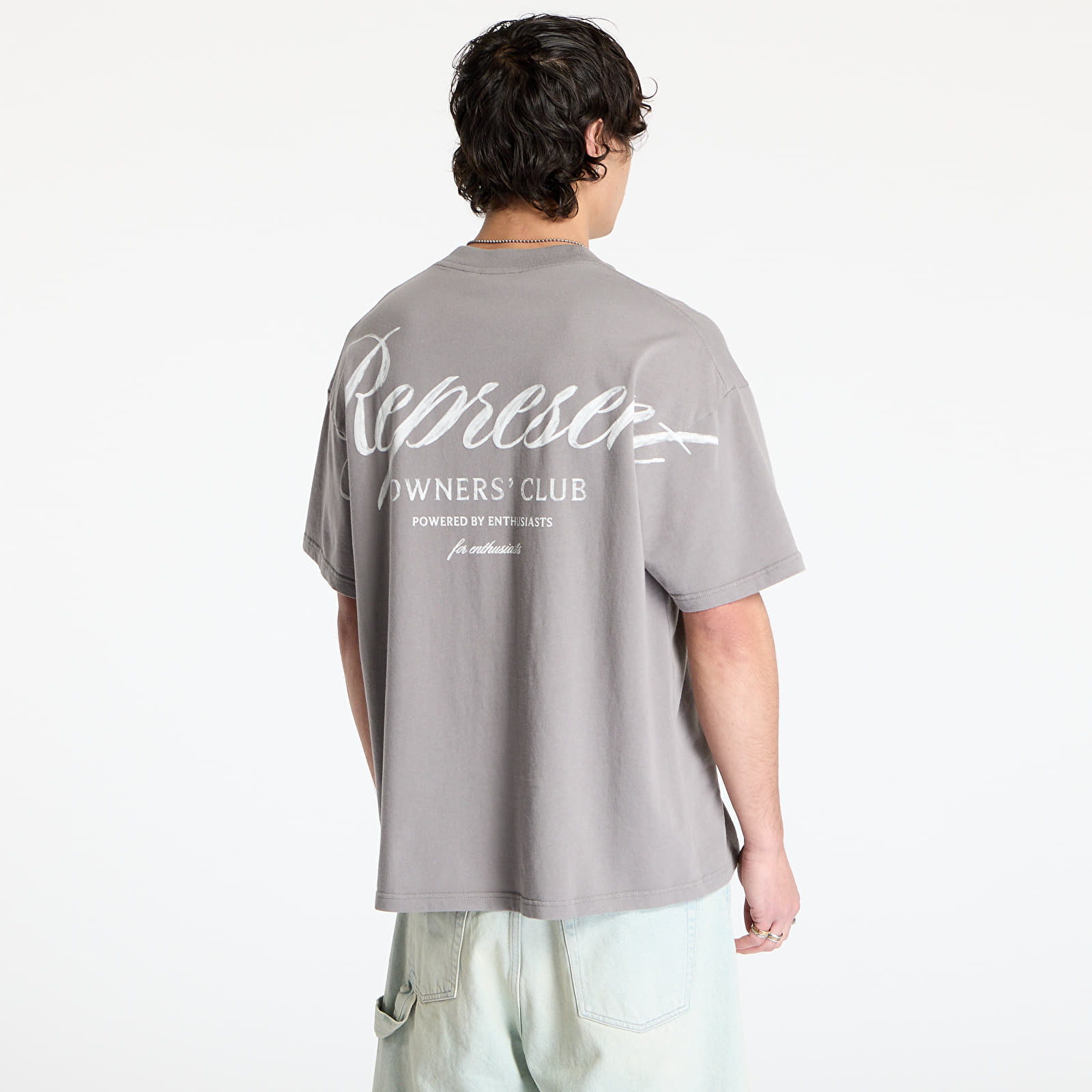 Majice i košulje REPRESENT Represent Owners Club Script T-Shirt Slate