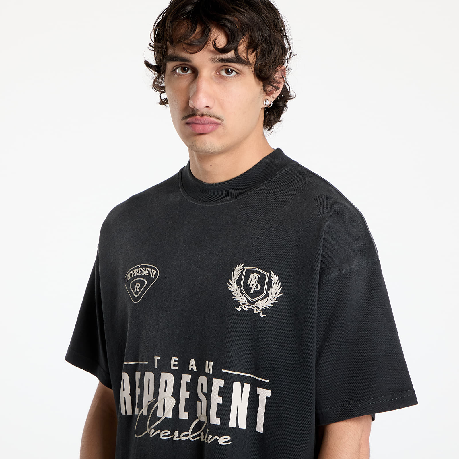 Koszulki REPRESENT World Championship T-Shirt Stained Black