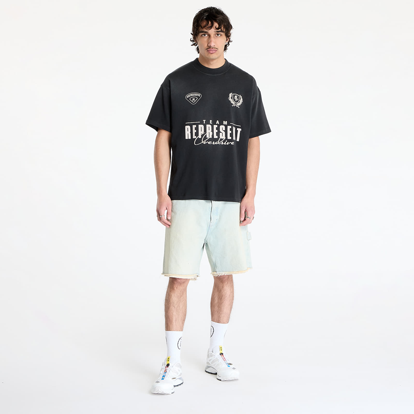 Koszulki REPRESENT World Championship T-Shirt Stained Black