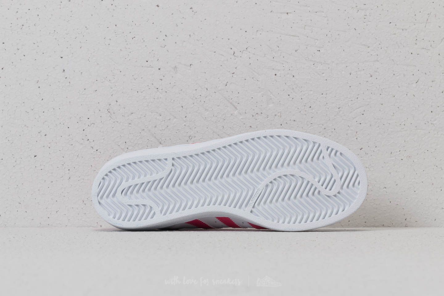 Sneaker und Schuhe für Kinder adidas Superstar J Ftw White/ Real Pink/ Ftw White
