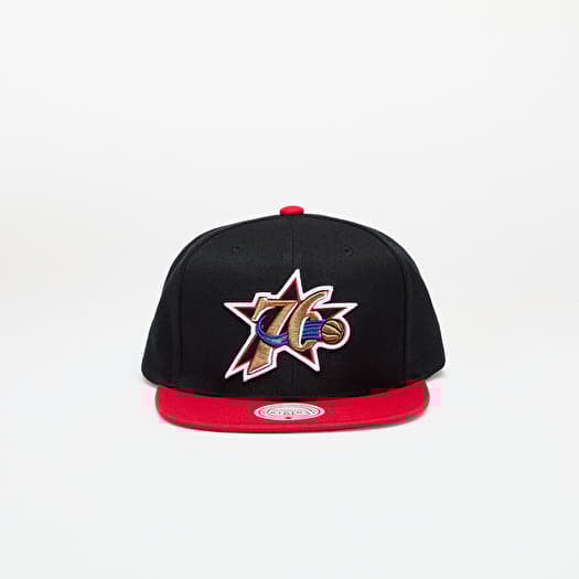 Mitchell & Ness NBA Team 2 Tone 2.0 Snapback Hwc 76Ers Black/ Red