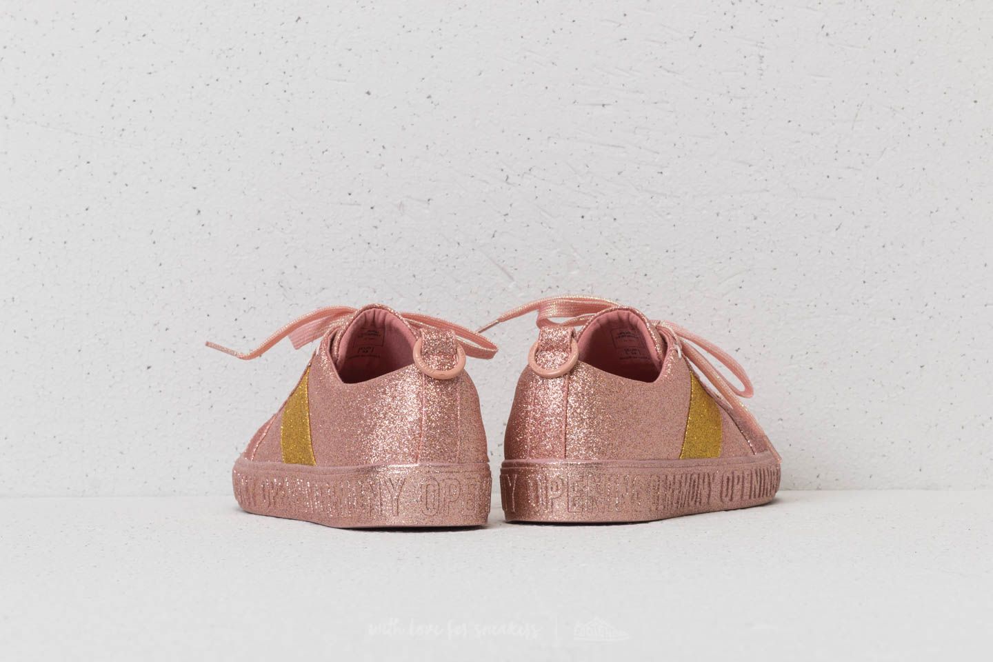 Damen Sneaker und Schuhe Opening Ceremony La Cienega Glitter Pink/ Yellow