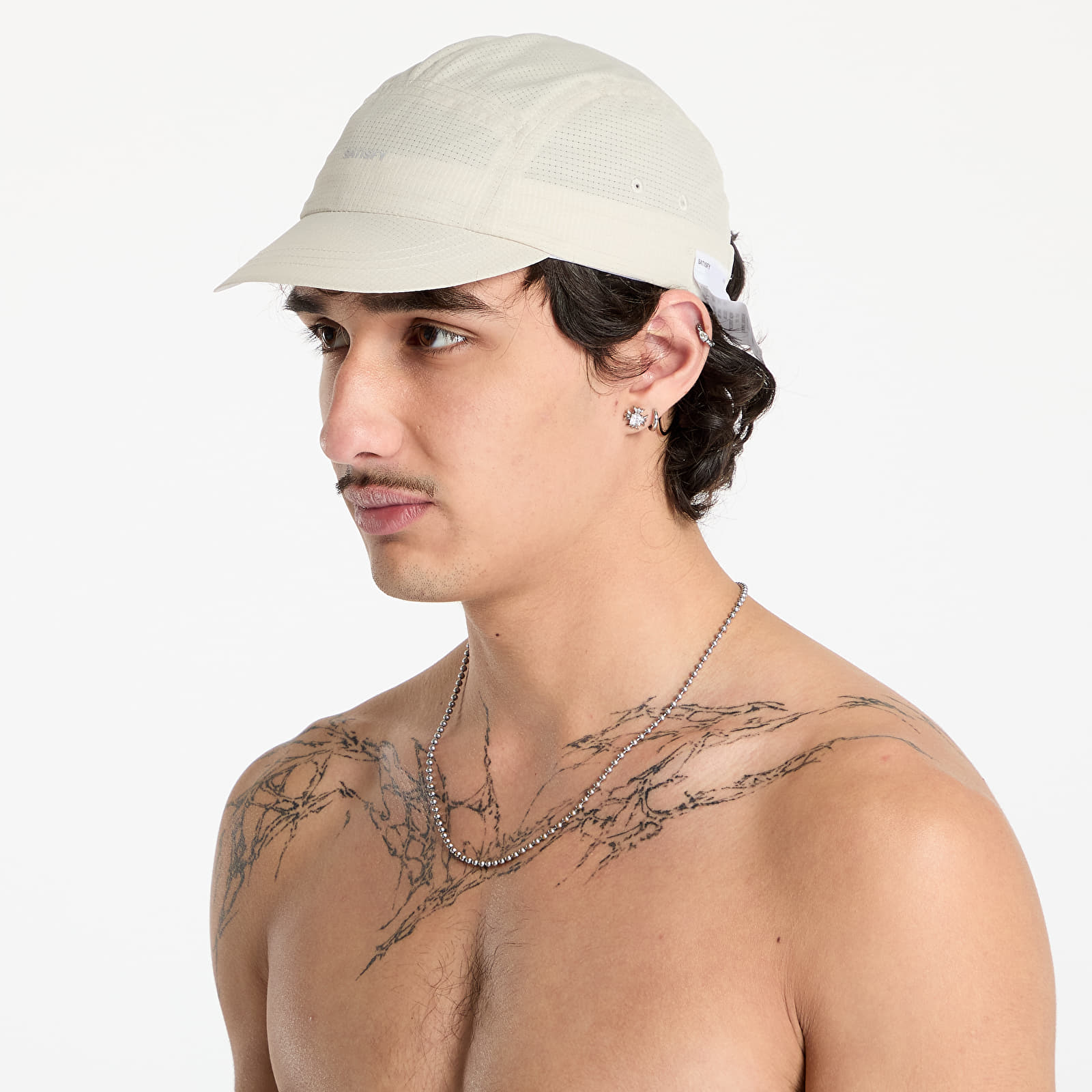 Czapki Satisfy Rippy Air Trail Cap Off-White